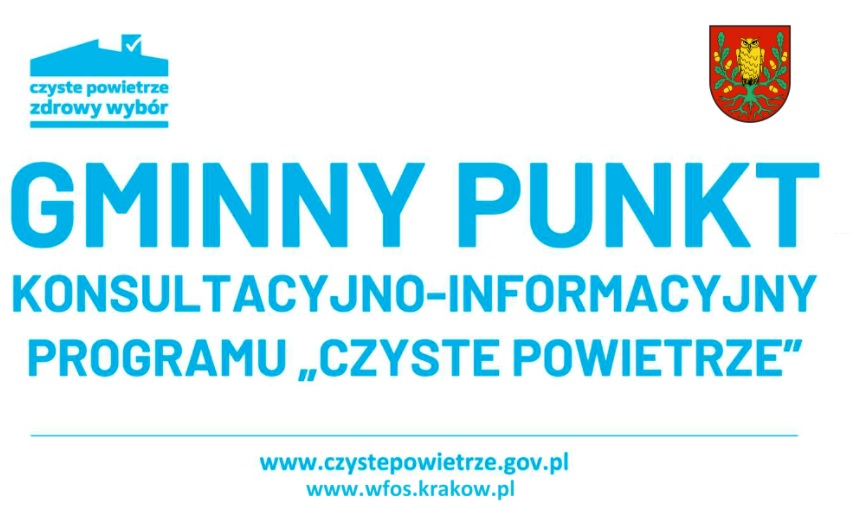 Gminny Punkt Konsultacyjno-informacyjny programu Czyste Powietrze