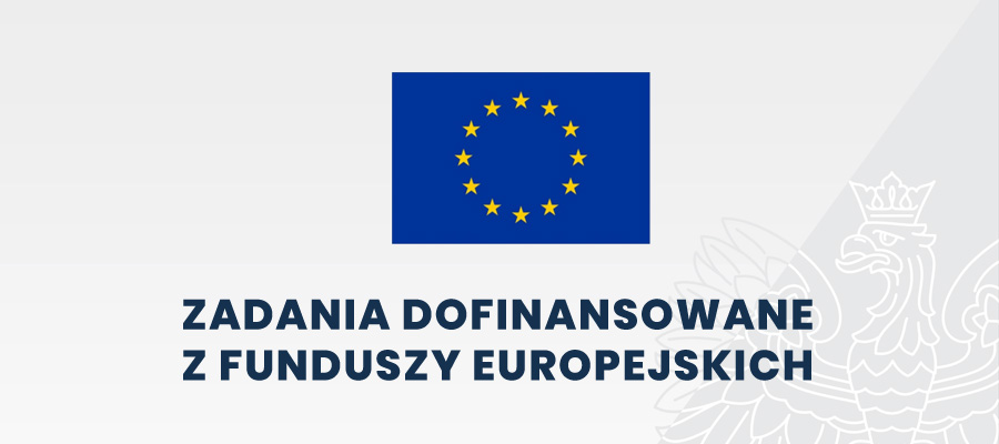 Zadania finansowane z funduszy europejskich